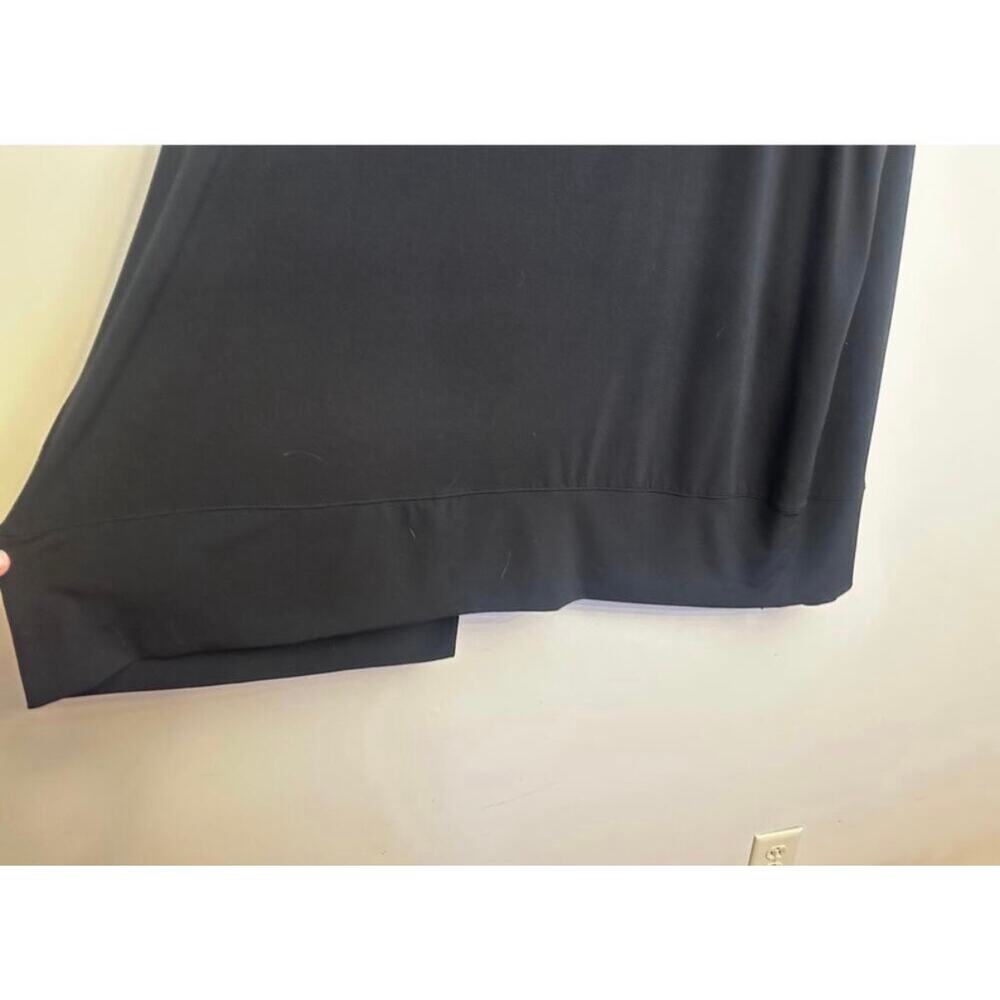 Liz Claiborne Black Open Front Drape Vest Cardigan Plus Size 2X - Picture 7 of 10